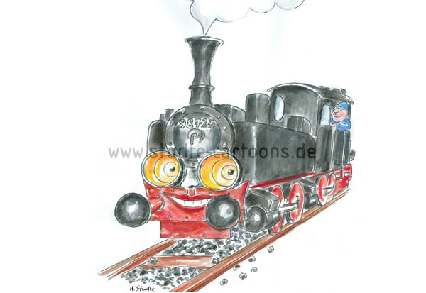 altes Stahlross, Lokomotive, nostalgische Eisenbahn, nostalgische Lokomotive